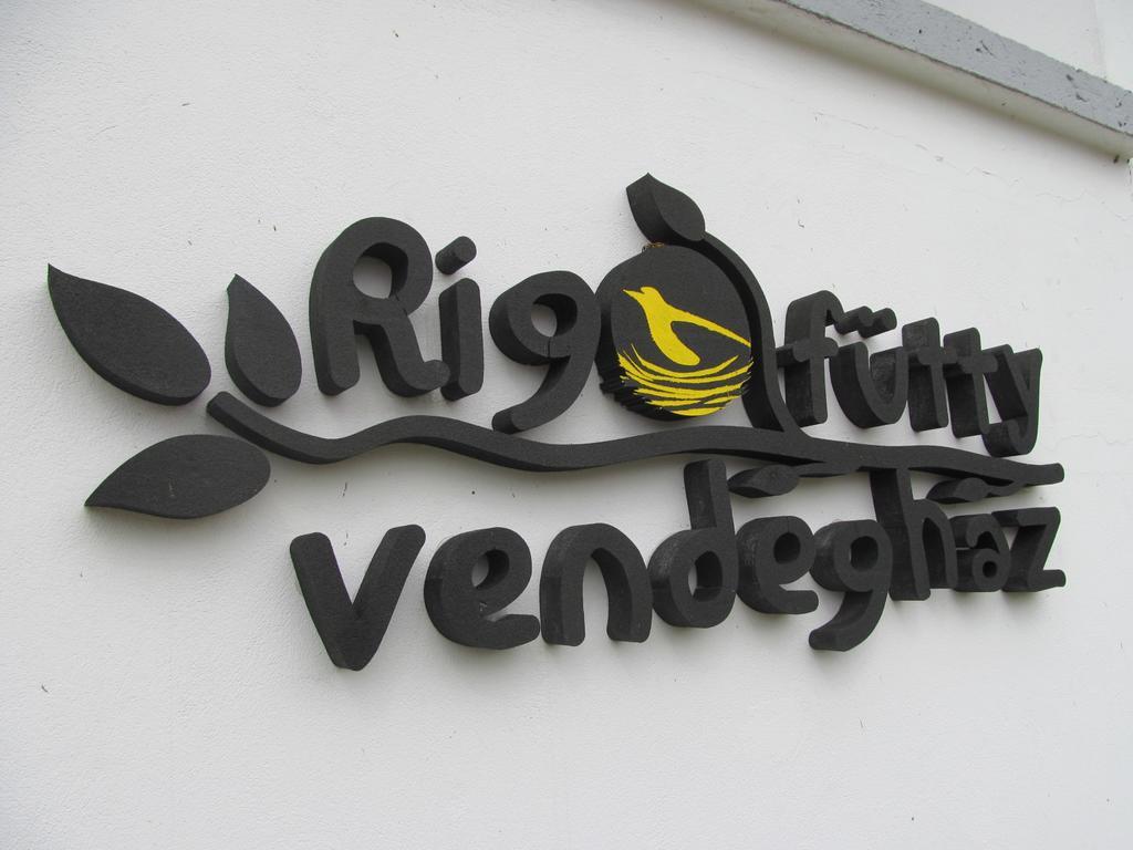 Rigófütty Vendégház Tiszaalpar Exterior foto